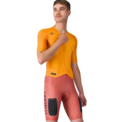 Castelli Unlimited Speedsuit Heren - vivid orange/hot sauce-black 863