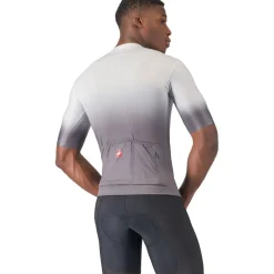 Castelli UPF Fietsshirt met Korte Mouwen Heren - silver grey 870