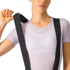 Castelli Velocissima DT Fietsbroek met Bretels Dames - black/hibiscus 181