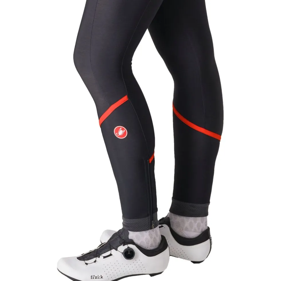 Castelli Velocissima DT Fietsbroek met Bretels Dames - black/hibiscus 181