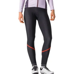 Castelli Velocissima DT Fietsbroek met Bretels Dames - black/hibiscus 181