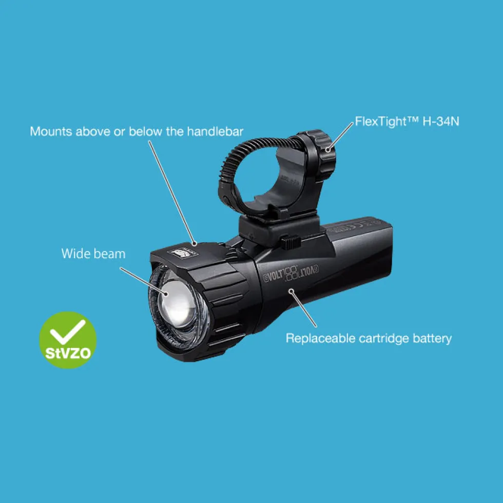 Cat Eye GVolt100 voorlamp - zwart