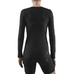 CEP Cold Weather Base Shirt met Lange Mouwen Dames - zwart
