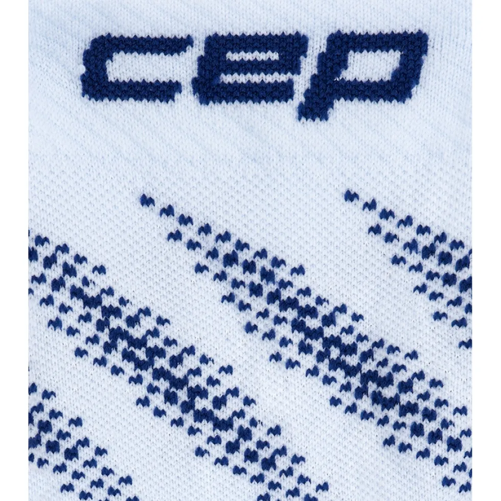 CEP Core Run Edt. Elliptic Mid Cut Compressiesokken Heren - light blue/blue