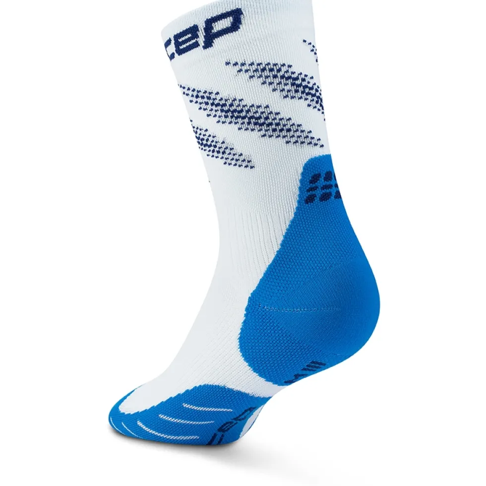 CEP Core Run Edt. Elliptic Mid Cut Compressiesokken Heren - light blue/blue
