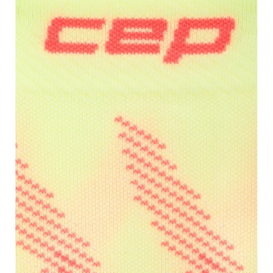 Sokken < CEP Core Run Edt. Elliptic Tall Compressiesokken Heren - lime/neon coral