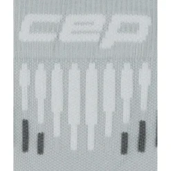 CEP Core Run Merino Mid Cut Compressiesokken Dames - grey/white