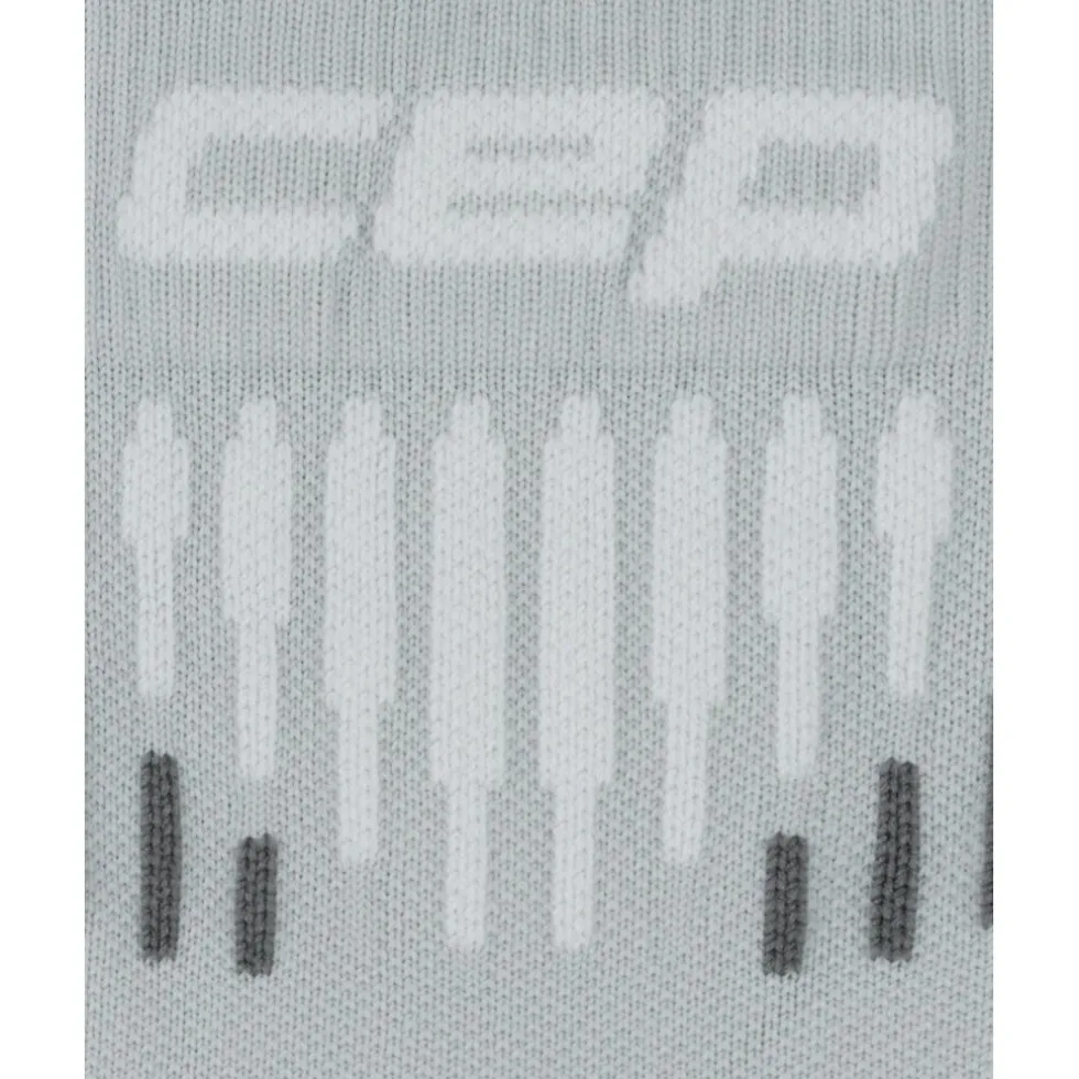 CEP Core Run Merino Mid Cut Compressiesokken Dames - grey/white
