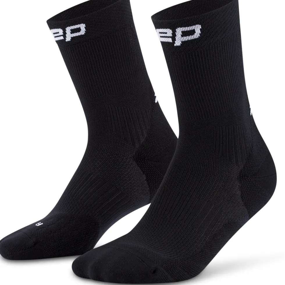 CEP Core Run Mid Cut Compressiesokken Dames - zwart