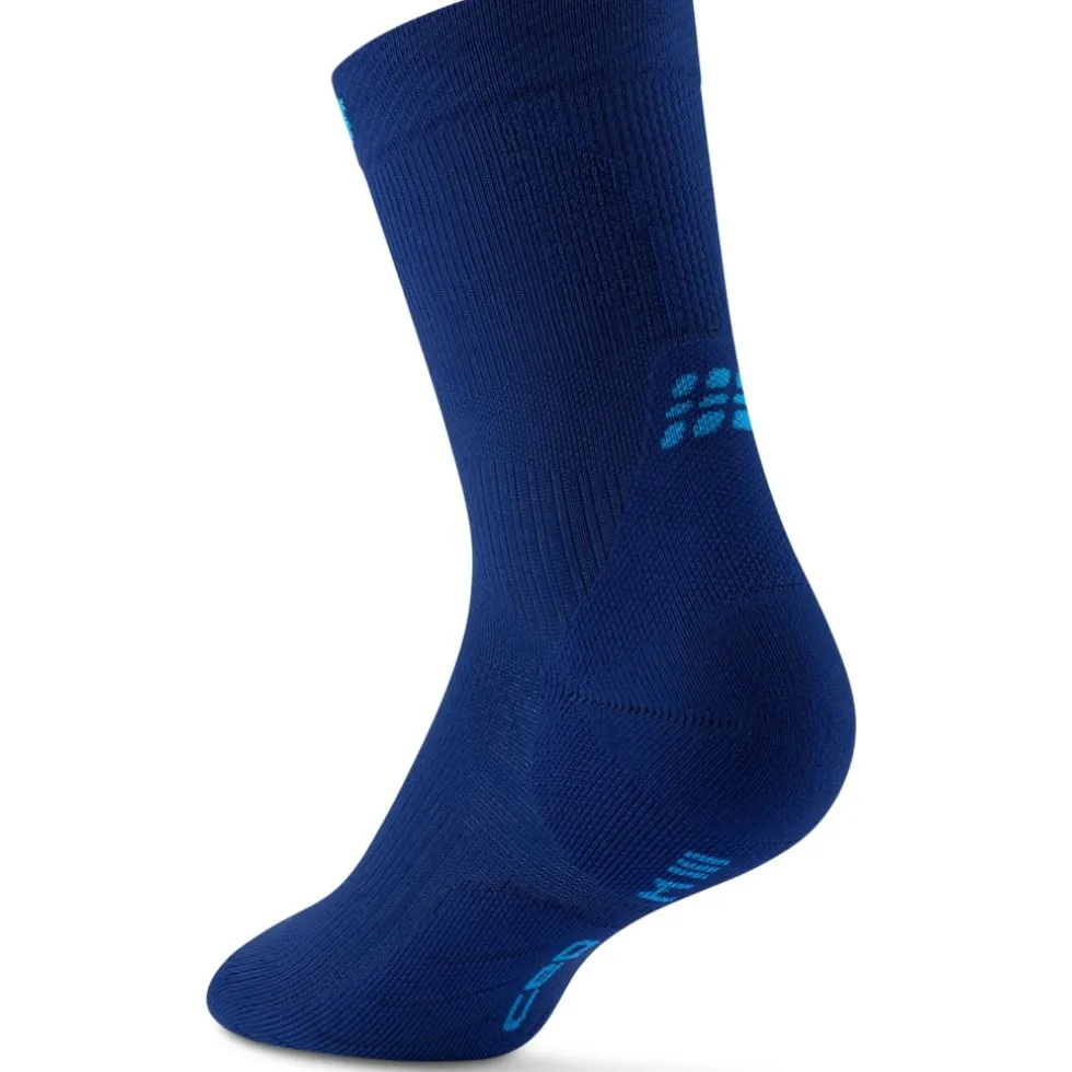 CEP Core Run Mid Cut Compressiesokken Heren - dark blue