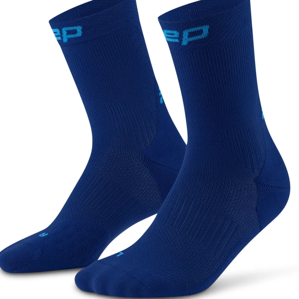 CEP Core Run Mid Cut Compressiesokken Heren - dark blue