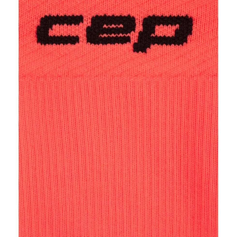 CEP Core Run Tall Compressiesokken Dames - neon coral