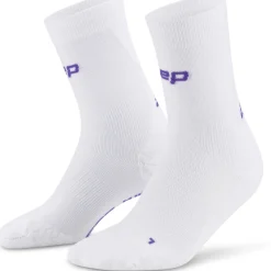 CEP Core Run Ultralight Mid Cut Compressiesokken Dames - wit