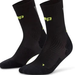 CEP Core Run Ultralight Mid Cut Compressiesokken Heren - zwart/grijs