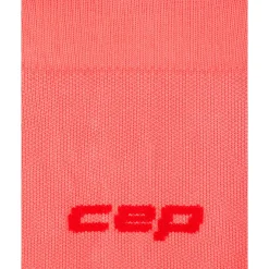 CEP Core Run Ultralight Tall Compressiesokken Dames - neon coral/red