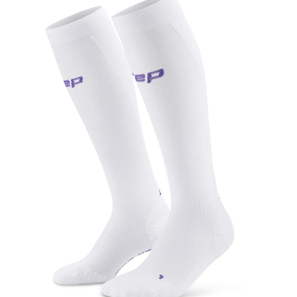 CEP Core Run Ultralight Tall Compressiesokken Dames - wit