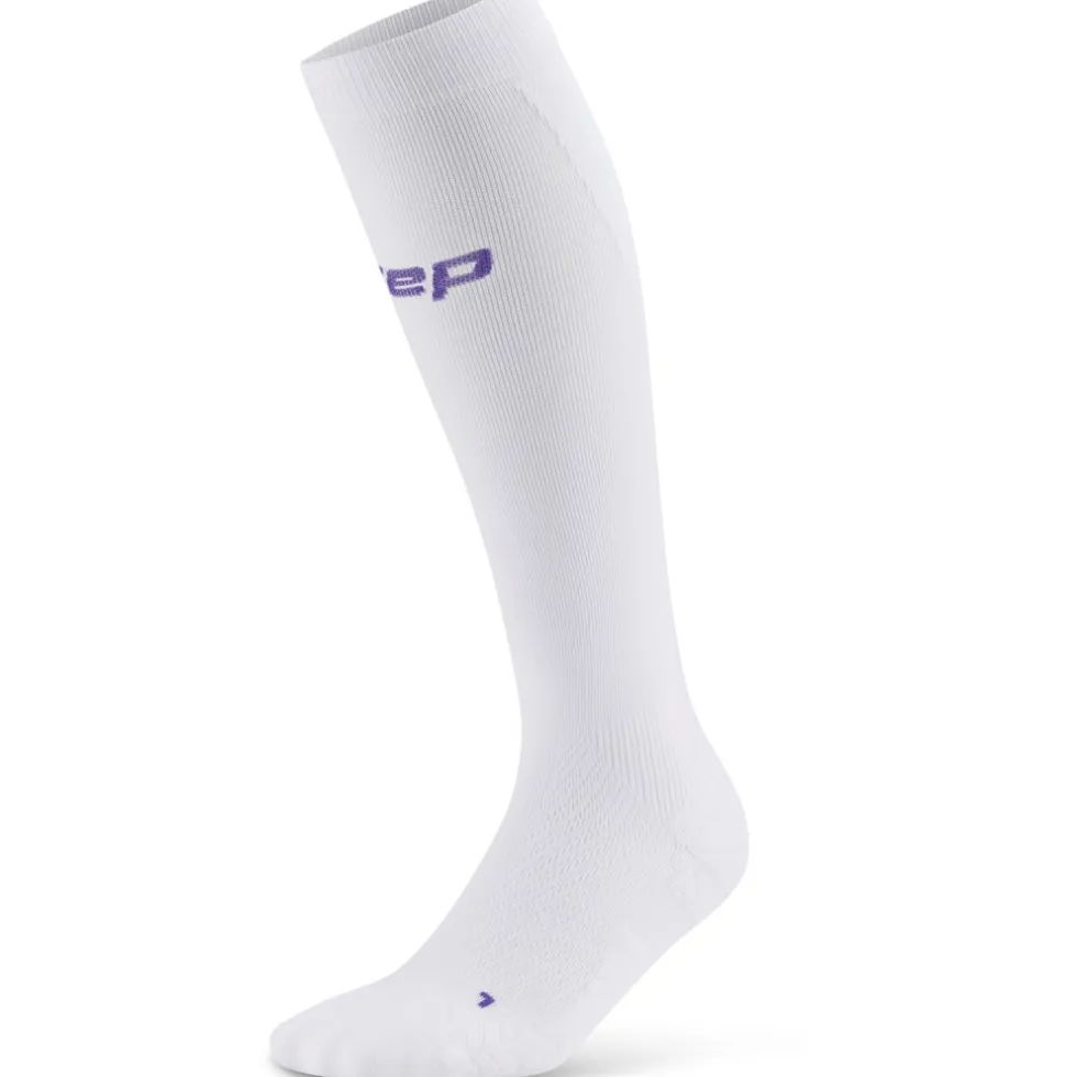 CEP Core Run Ultralight Tall Compressiesokken Dames - wit
