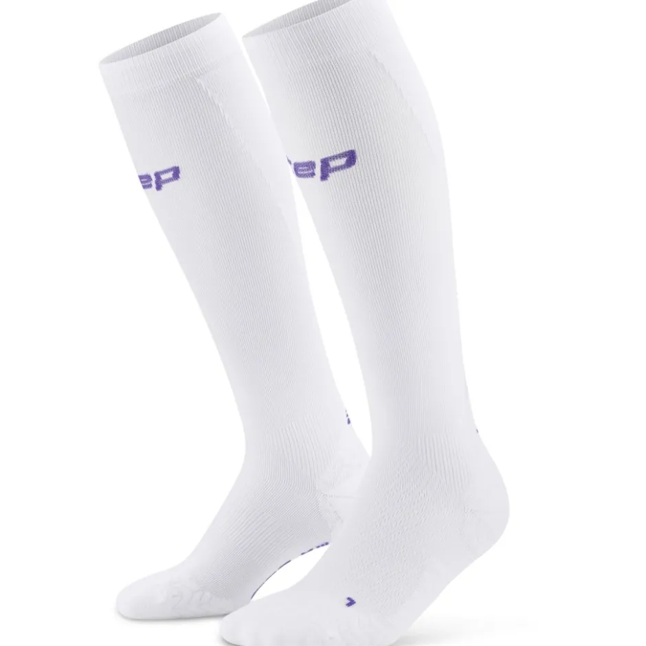 Sokken < CEP Core Run Ultralight Tall Compressiesokken Heren - wit