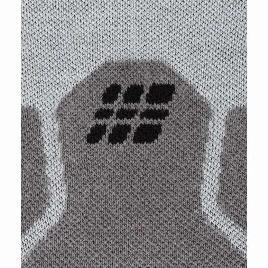 Sokken|Sokken < CEP Hiking Light Cushion Tall Compressiesokken Dames - grey/dark grey