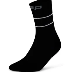 Sokken < CEP Pro Run Reflecte Mid Cut Compressiesokken Heren - zwart