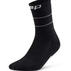 Sokken < CEP Pro Run Reflecte Mid Cut Compressiesokken Heren - zwart