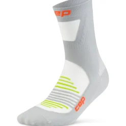CEP Pro Run Ultralight Mid Cut Compressiesokken Heren - grey