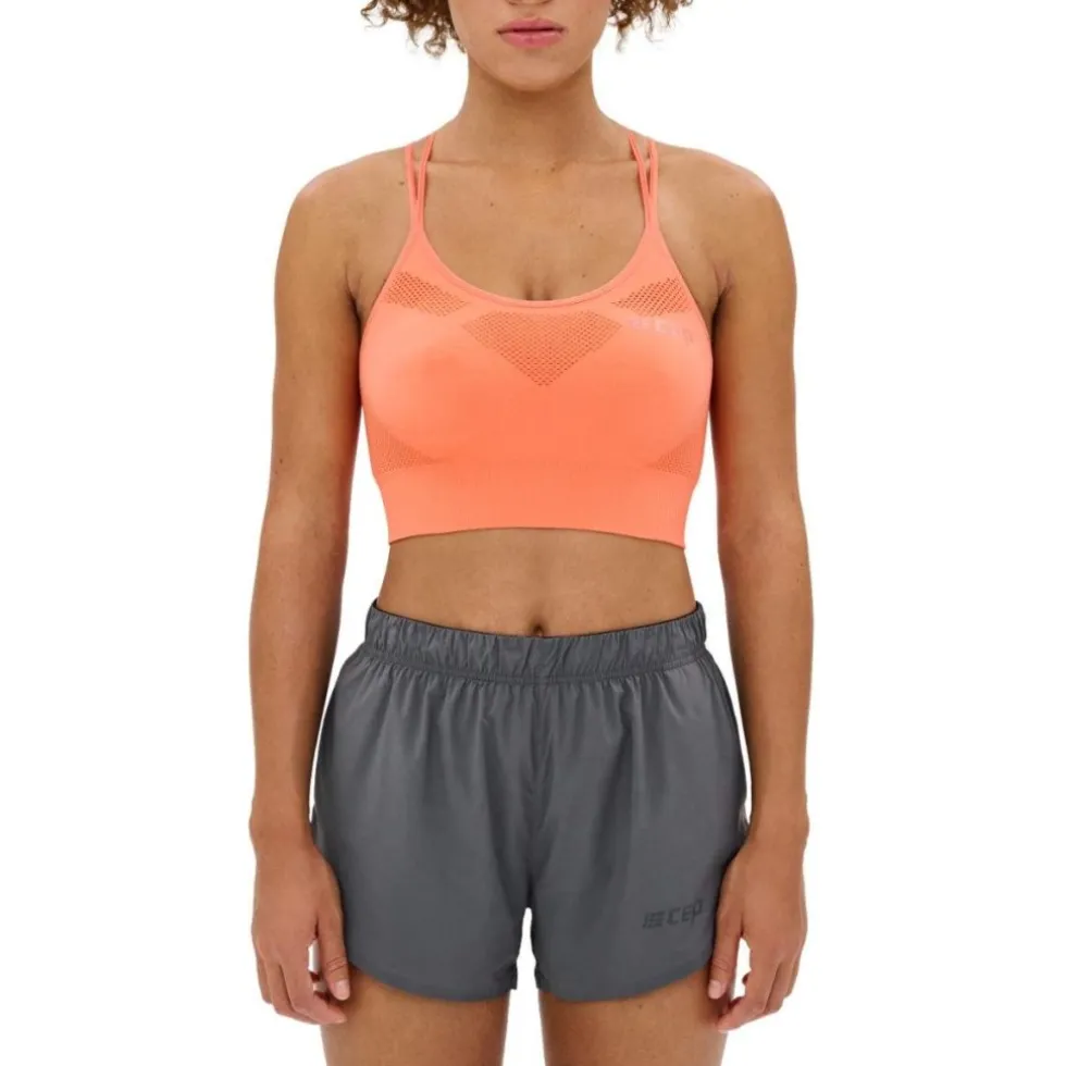 CEP Ultralight Seamless Sport-BH V2 Dames - coral