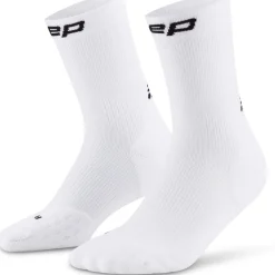 CEP Core Run Mid Cut Compressiesokken Heren - wit