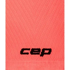 CEP Core Run Ultralight Short Armwarmers - neon coral