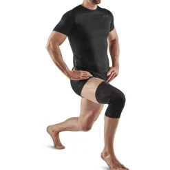 CEP Mid Support Knie Compressieverband - zwart