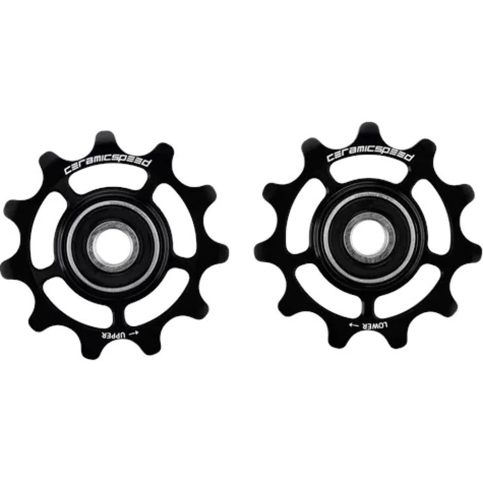 CeramicSpeed Derailleurwieltjes - 12-voudig | voor Shimano Road - zwart