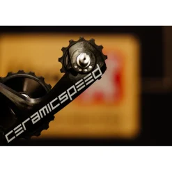 Derailleurs|Derailleur Accessoires < CeramicSpeed OSPW RS Derailleurwieltjesysteem - Alpha Disc | voor Shimano Dura Ace/Ultegra Di2 (R9250/R8150) - zwart | Team Edition