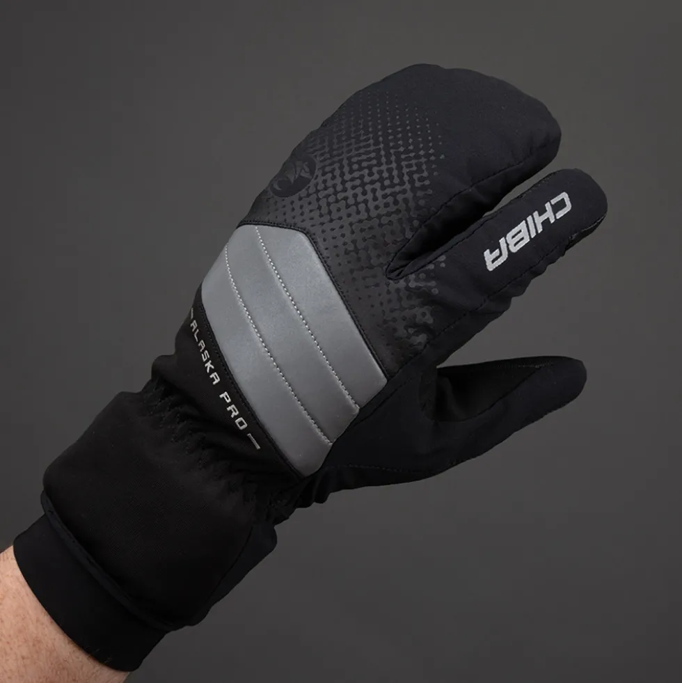 Chiba Alaska Pro Extra Warm Fietshandschoenen - zwart