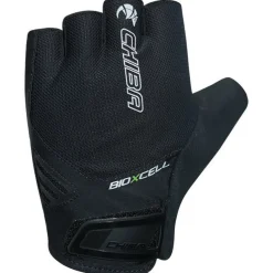 Chiba BioXCell Air Handschoenen met Korte Vingers - zwart