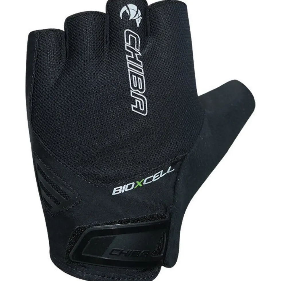 Chiba BioXCell Air Handschoenen met Korte Vingers - zwart