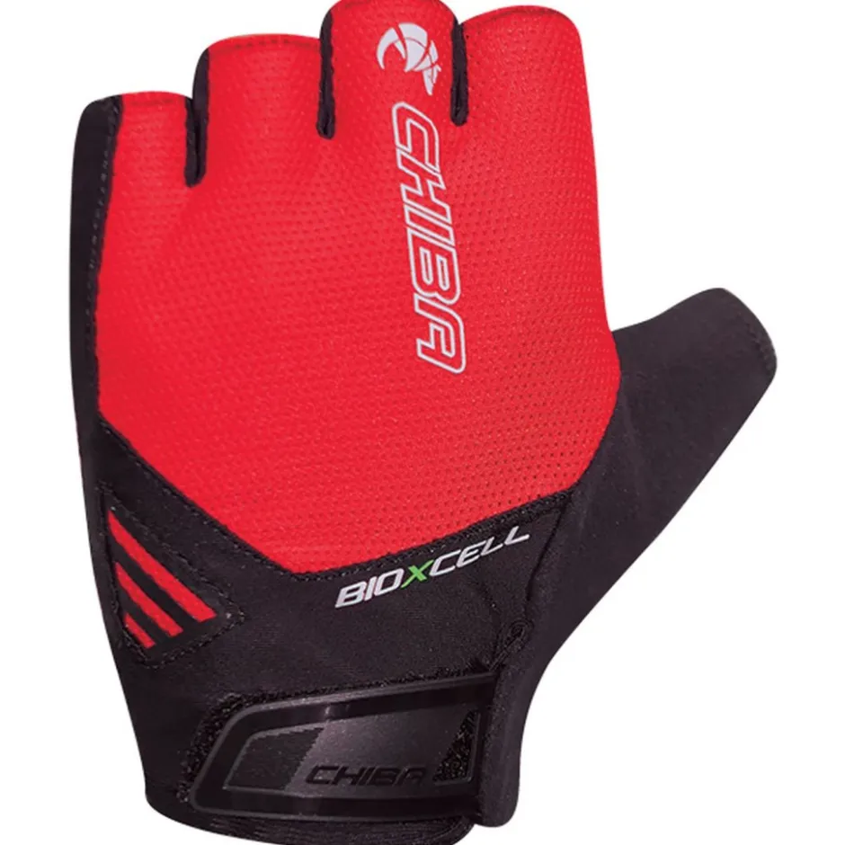 Wielerhandschoenen < Chiba BioXCe Air Handchoenen et Korte Vinger - rood