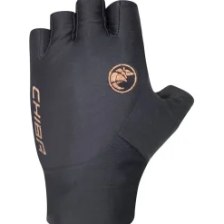 Wielerhandschoenen < Chiba BioXCe Eco Pro Handchoenen et Korte Vinger - zwart