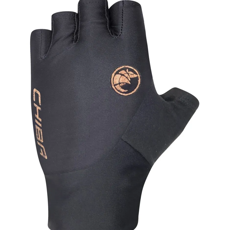 Wielerhandschoenen < Chiba BioXCe Eco Pro Handchoenen et Korte Vinger - zwart