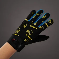 Handschoenen Kinderen < Chiba Bone Fiethandchoenen Kinderen - chwarz/oceano