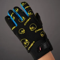 Handschoenen Kinderen < Chiba Bone Fiethandchoenen Kinderen - chwarz/oceano