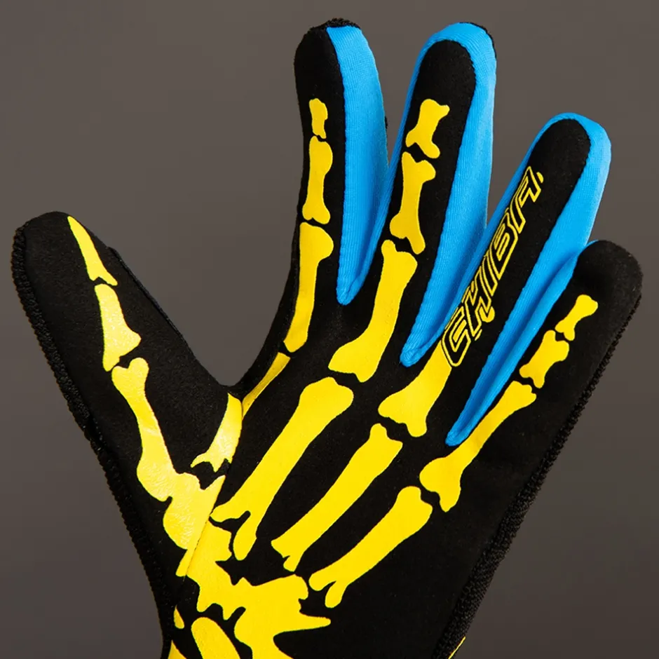 Handschoenen Kinderen < Chiba Bone Fiethandchoenen Kinderen - chwarz/oceano