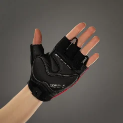 Chiba Cool Air Handschoenen met Korte Vingers - rood