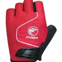 Chiba Cool Air Handschoenen met Korte Vingers - rood