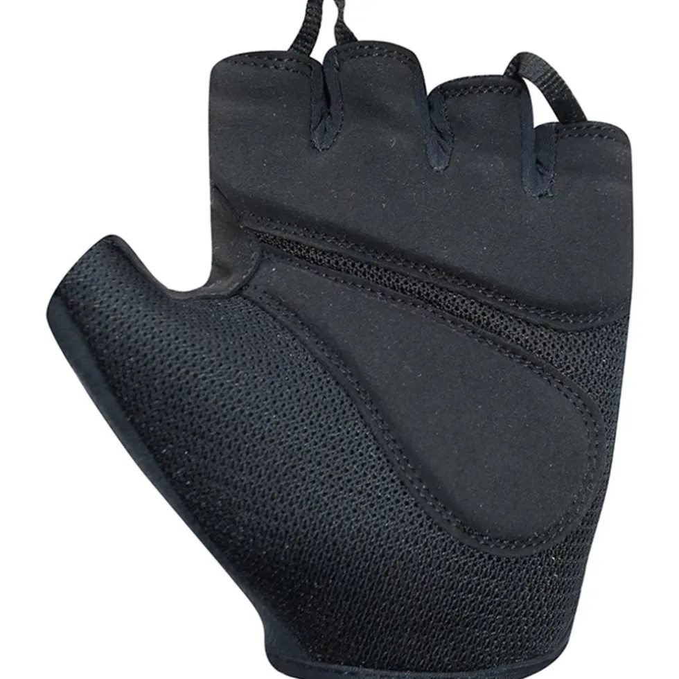 Chiba Gel Handschoenen met Korte Vingers Dame - zwart/zwart
