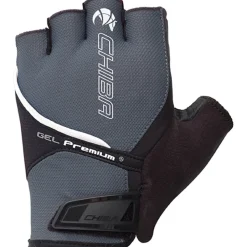 Wielerhandschoenen < Chiba Ge Preiu Handchoenen et Korte Vinger - dark grey