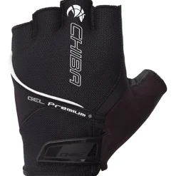 Chiba Gel Premium Handschoenen met Korte Vingers - zwart