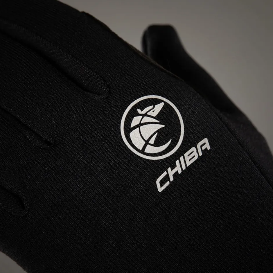 Winterhandschoenen < Chiba Polarfleece Fiethandchoenen - zwart