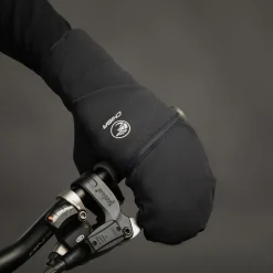 Winterhandschoenen < Chiba Poarfeece Titan Fiethandchoenen et Becherhoe - zwart