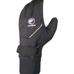Winterhandschoenen < Chiba Rain Pro War Fiethandchoenen - zwart/neon gee
