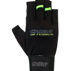 Handschoenen < Chiba Via Ferrata Klihandschoenen - zwart